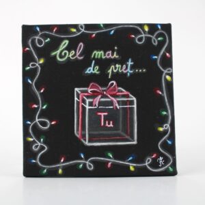 Mini Tablou - Cel mai de preț cadou ești tu