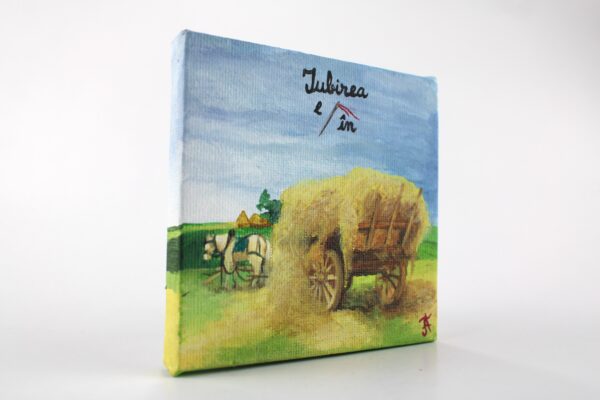 Mini Tablou - Acul in carul cu fan - imagine 2