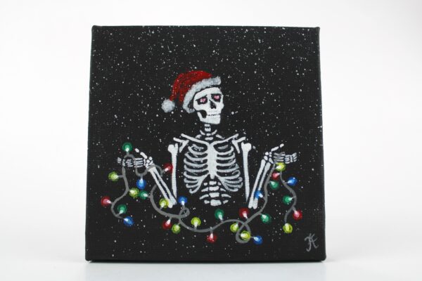 Mini Tablou - Merry Skeleton 2