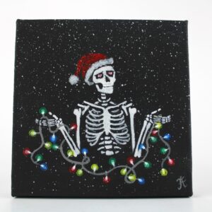 Mini Tablou - Merry Skeleton 2