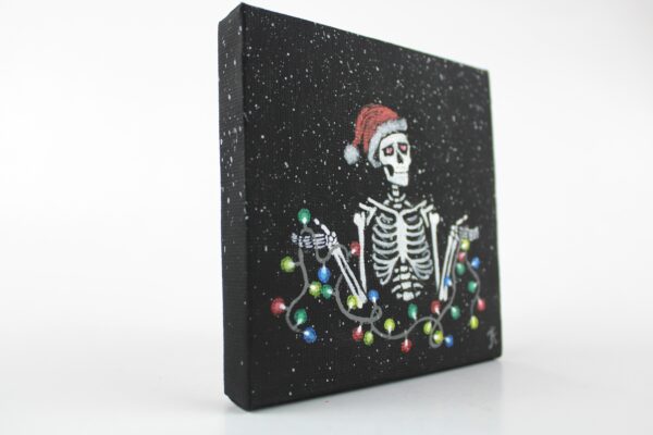 Mini Tablou - Merry Skeleton 2 - imagine 2