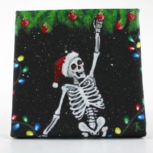 Mini Tablou - Merry Skeleton