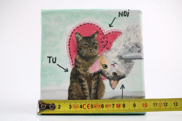 Mini tablou - Purrfect Couple - Image 4