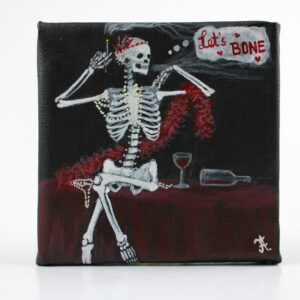 Mini Tablou- Let's Bone!