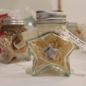 Mărturie Nuntă - Borcan Star Jar - Steluță Transparentă